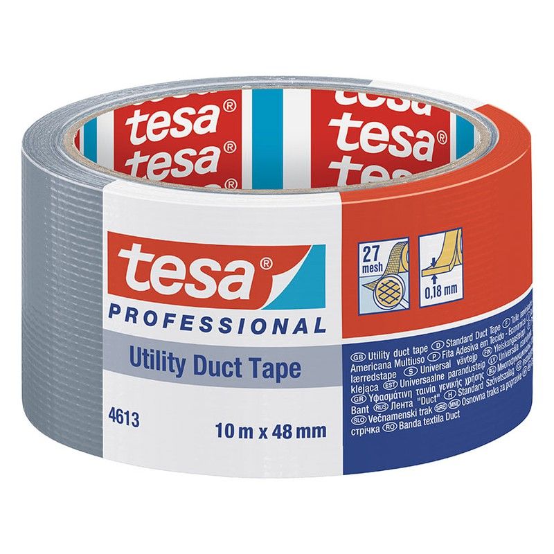 Cinta Americana Extra P. 48Mmx10M. Plata 766B212 Tesa