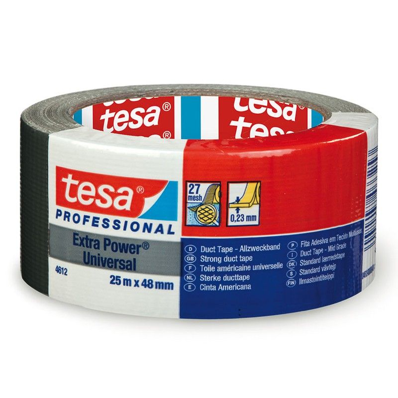 Cinta Americana Tesa Pro 50Mmx25M. Negra 766B215 Tesa