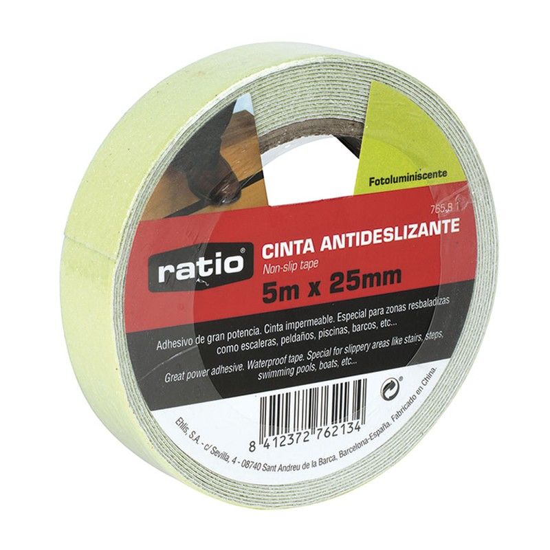Cinta Antidesliz. 25Mmx5M.Fotolum. Ratio 765B1 Ratio