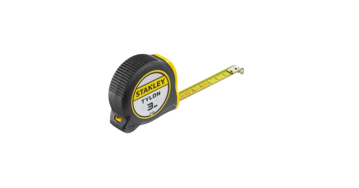 Cinta métrica bimaterial Stanley Tylon, 3 m 1-30-687