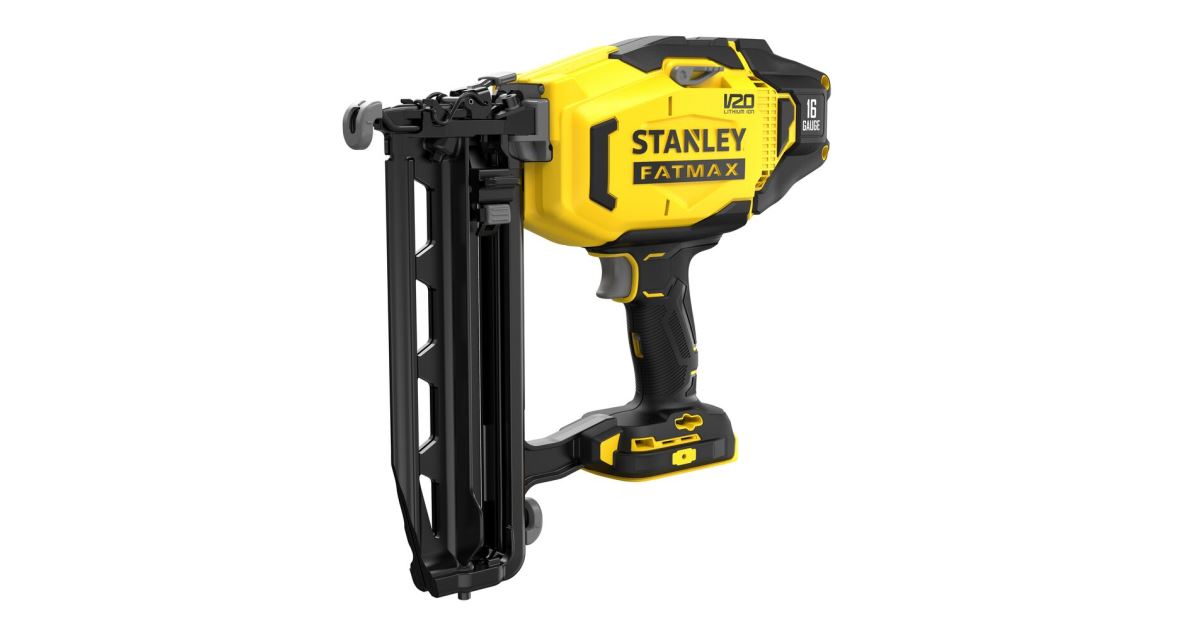 Clavadora inalámbrica Stanley FatMax V20 calibre 16, sin batería ni cargador, 18 V, SFMCN616B