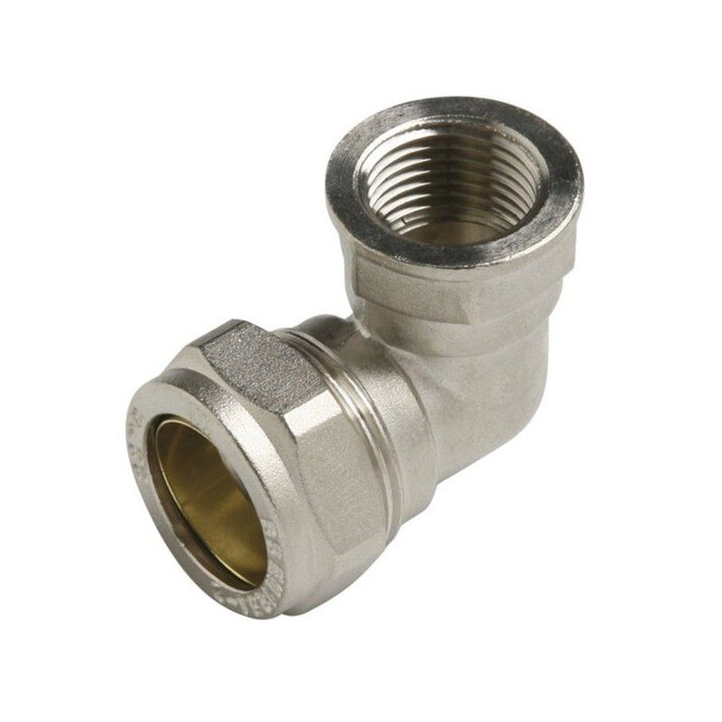 Codo 90´┐Ż Hembra Lat´┐ŻN Niquelado 18x1/2"