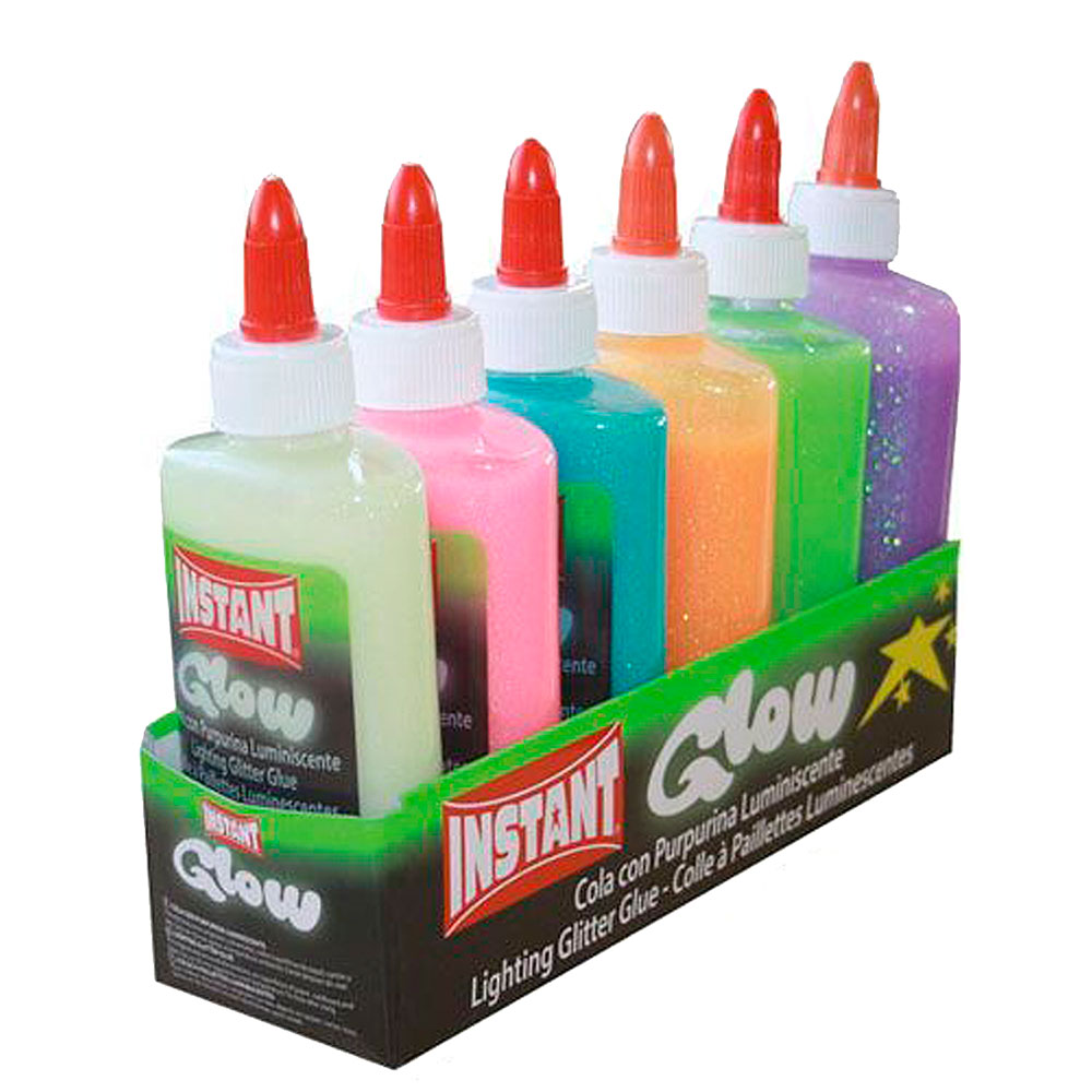 Cola Instant Glow Purpurina Luminiscente