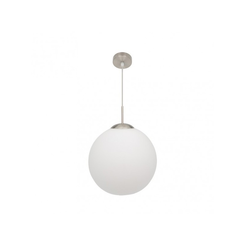 Colgante Astro 1xe27 Blanco/niquel Regx35x35 Cm