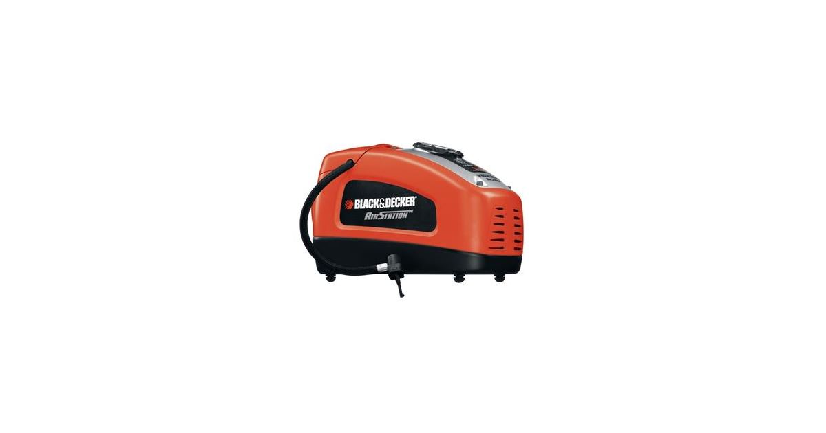 Compresor BLACK+DECKER 12V o 230V 11bar 115L/min. ASI300