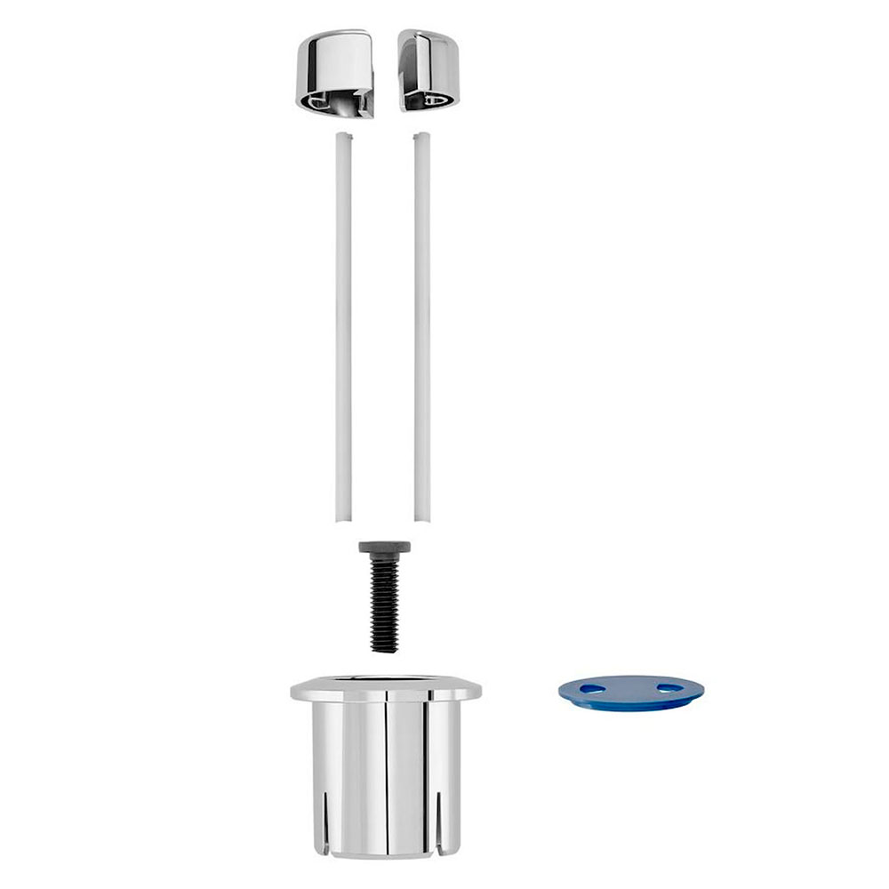 Conjunto Pulsador Corto D1d Recortable Doble Descarga