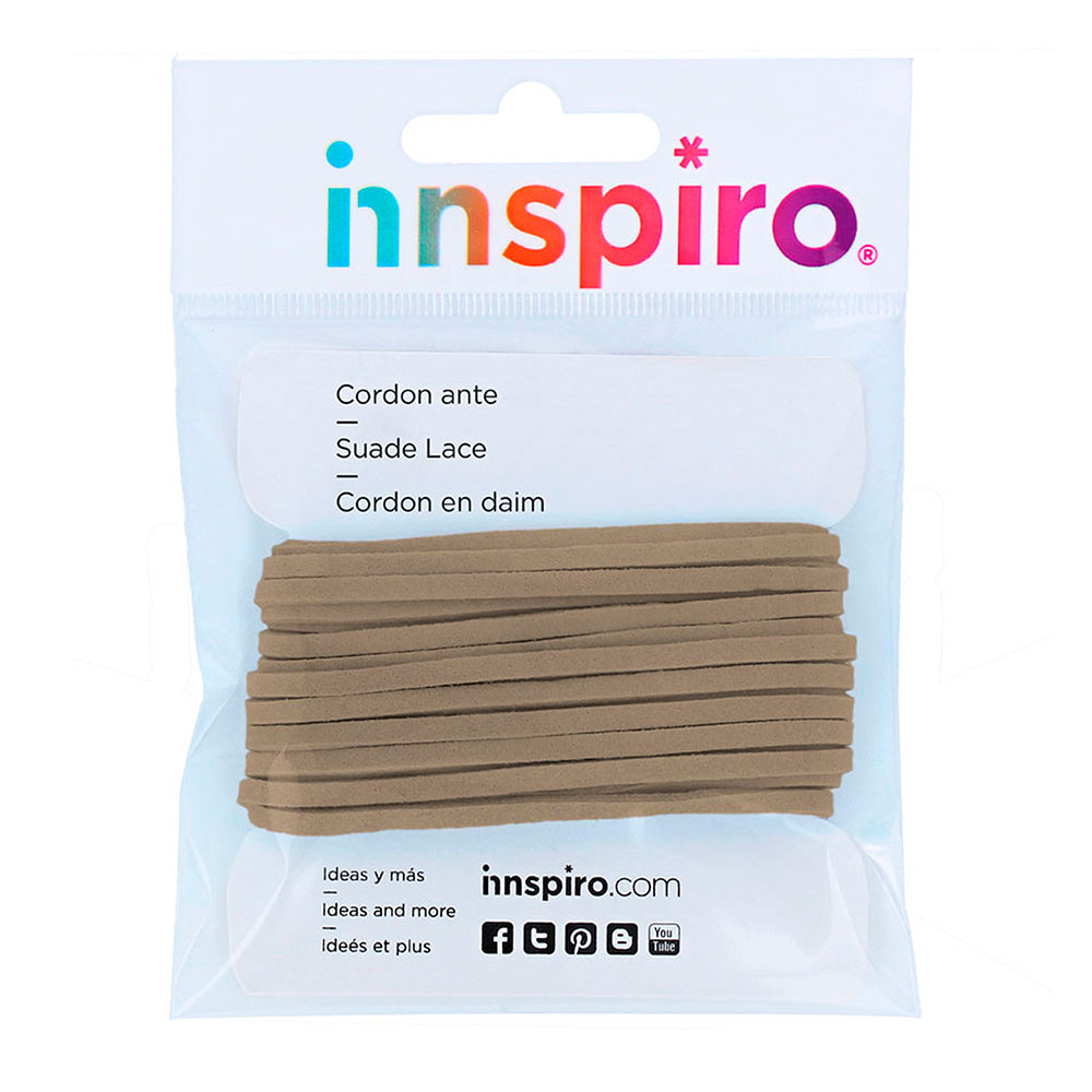 Cordón ante Plano Marrón Café 3mm. 5m. 15803