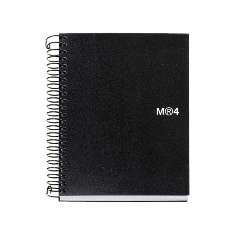 Notebook 4 A6 140 Squ Polipropileno Basic Negro 2547