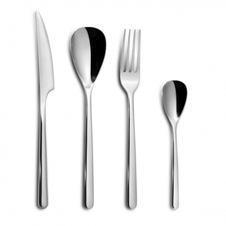 Cuberteria acero inoxidable comas canada 24 piezas