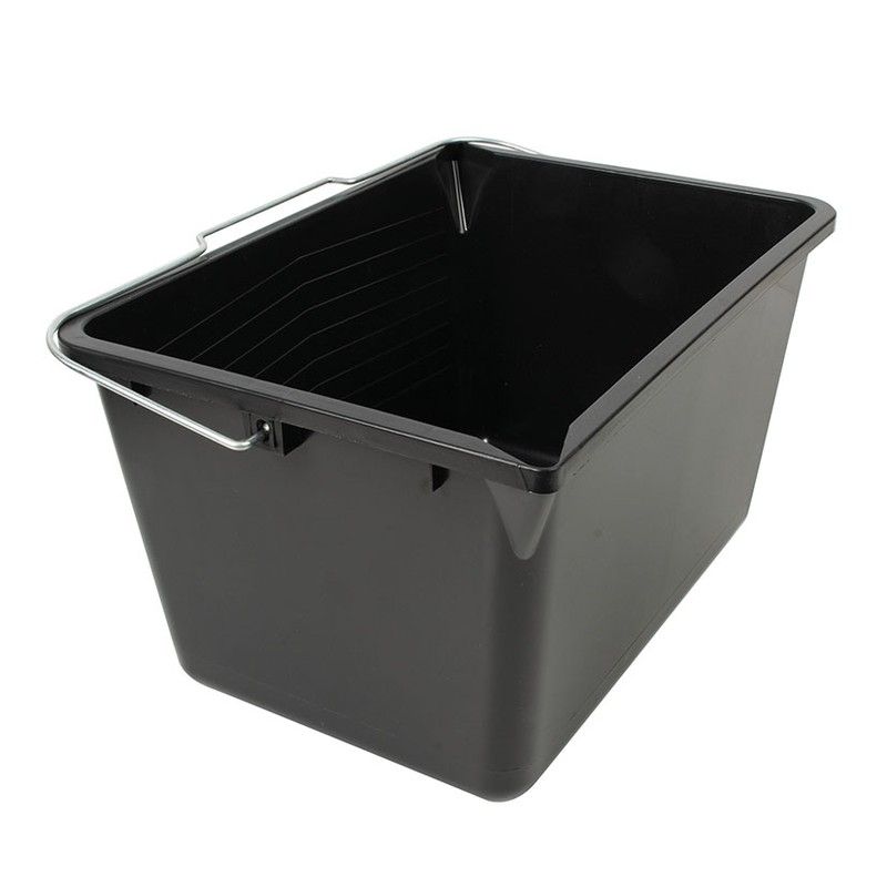 Cubeta Plástico Negra 12L Con Asa 6006B493 Ratio