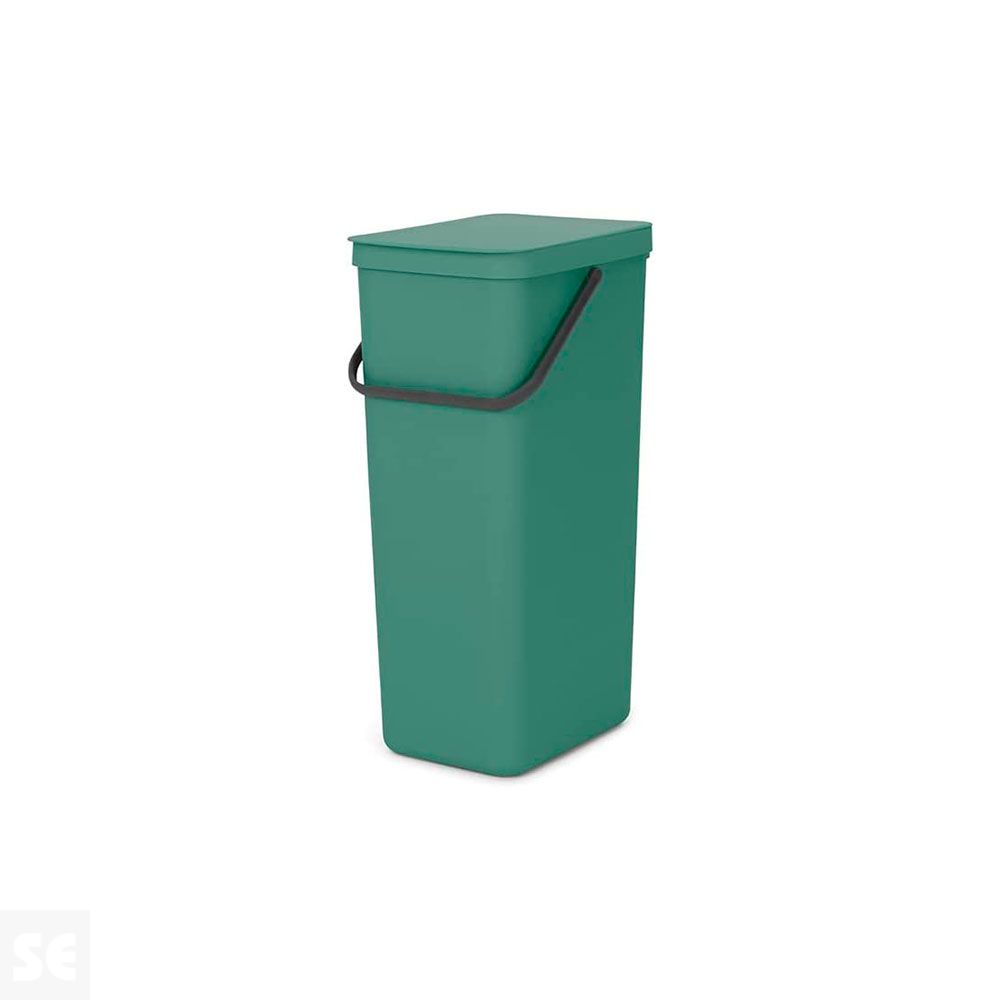 Sort & Go Cubo de Desperdicios Verde Abeto 40 l