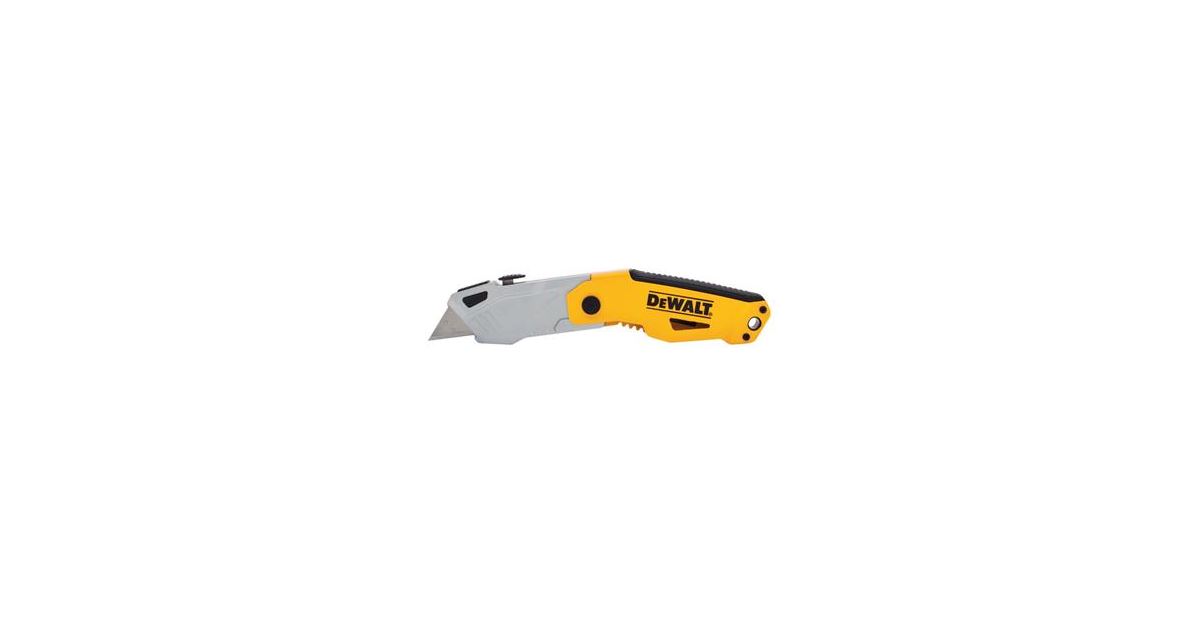 Cuchillo retráctil DeWALT (incluidas tres hojas de repuesto) DWHT10261-0