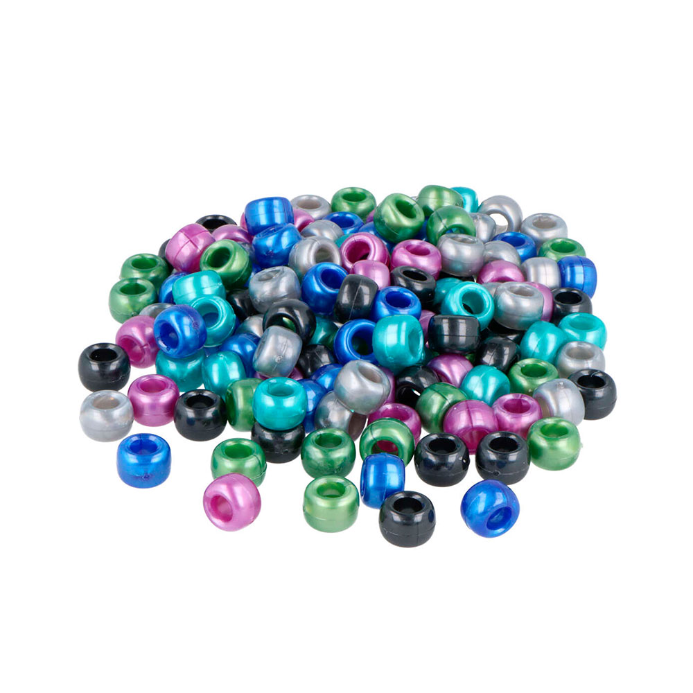 Bote Cuentas Pl. Grosella C/A Multic. Otoño 9-4mm. 400u. +- E3701MAM