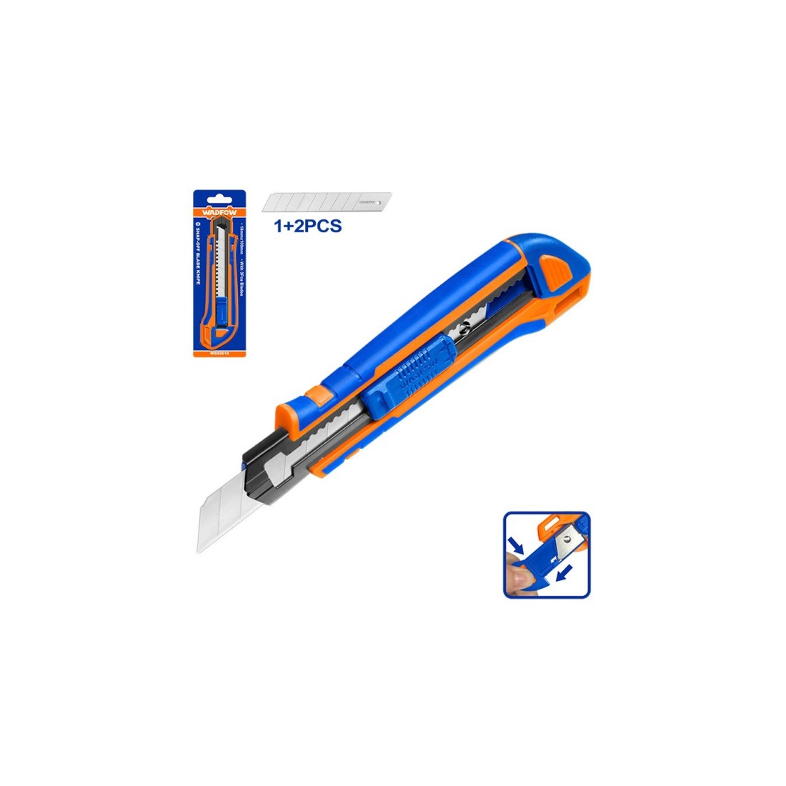 Cutter retractil 18mm con botón