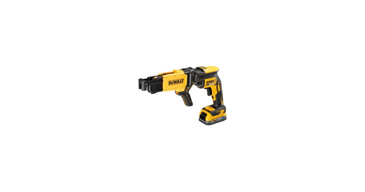 Destornillador inalámbrico para paneles de yeso DeWALT de 18 V DCF620E1K