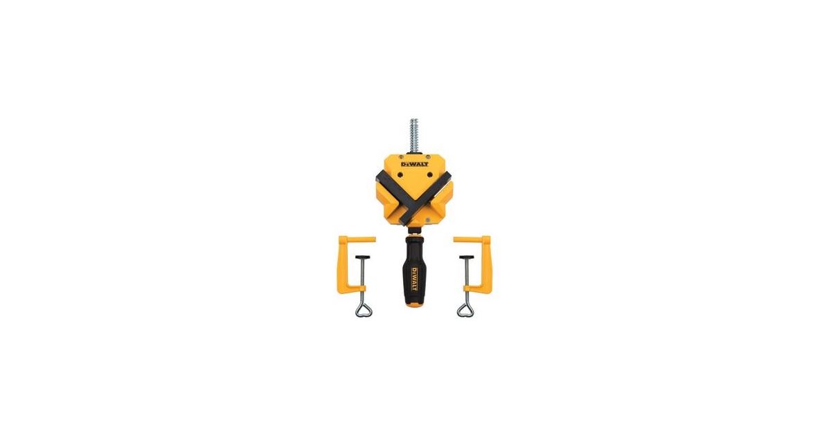 DeWALT Abrazadera angular con abrazaderas de mesa, fuerza de sujeción 113 kg DWHT83853-0