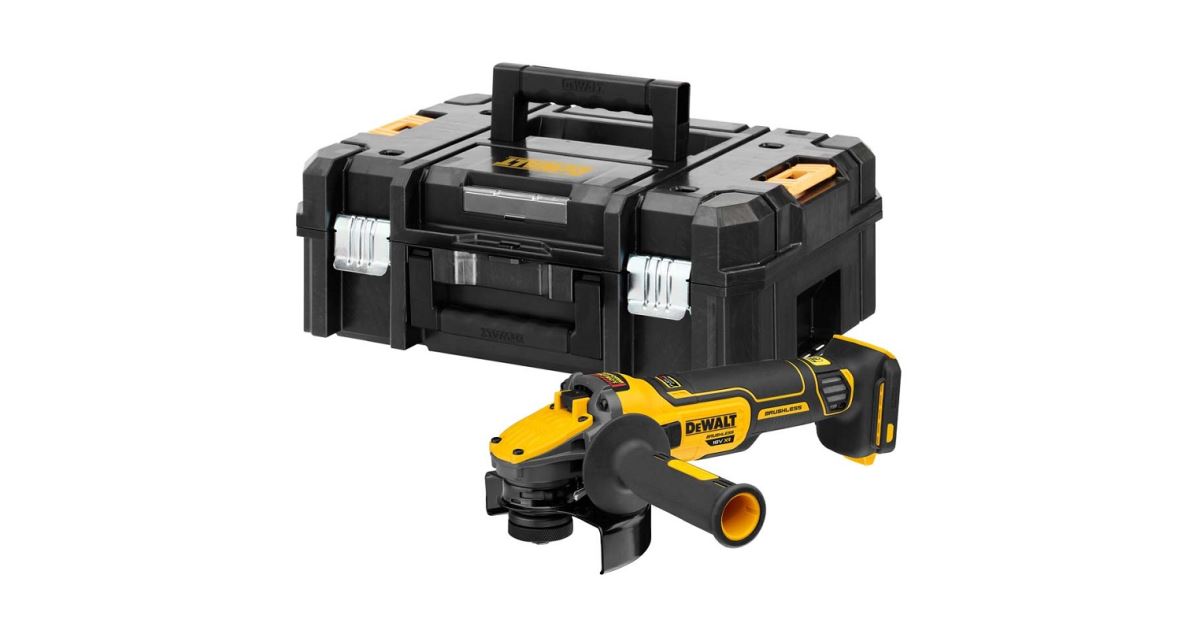 DEWALT Amoladora angular inalámbrica a batería 18 V DCG409 + Tstak (versión sin batería) DCG409NT