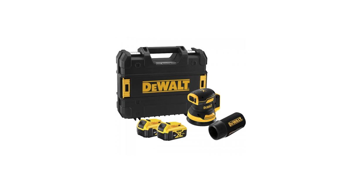 DeWALT Amoladora Excéntrica Inalámbrica 125mm 18V 2x5.0Ah DCW210P2