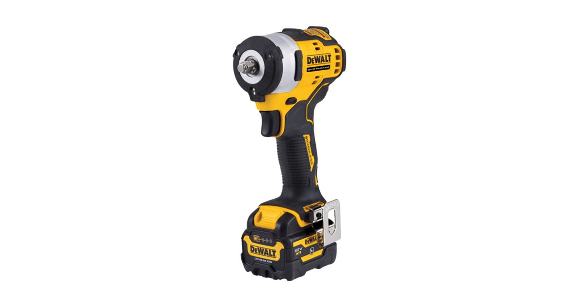 DEWALT Atornillador de impacto 12V 3/8", 1 batería de 5Ah DCF903P1