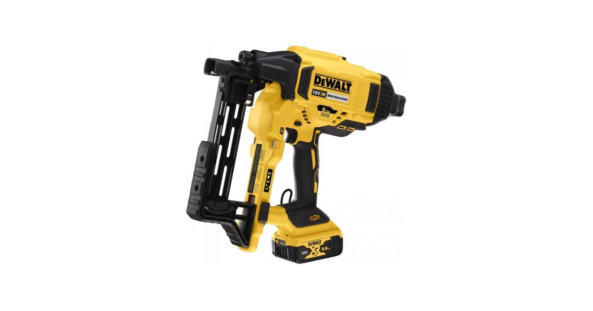DEWALT Grapadora de batería para vallas 18V 2x5.0Ah DCFS950P2