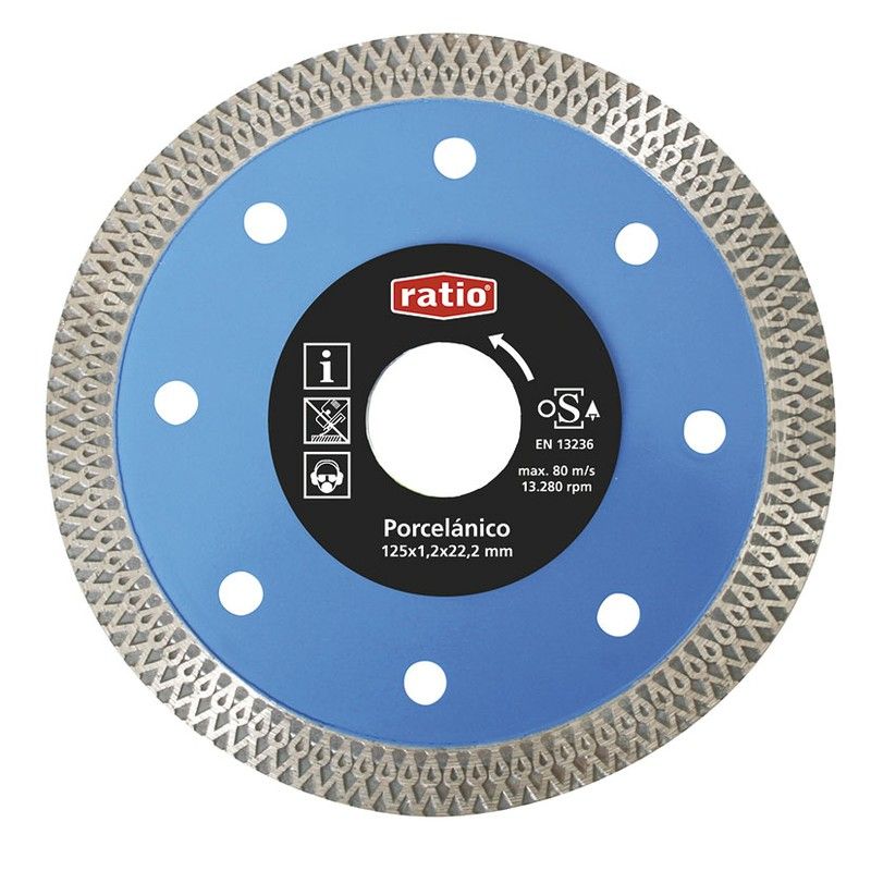 Disco Turbo Porcelanico 115X1,2Mm.Ratio 1393A115 Ratio