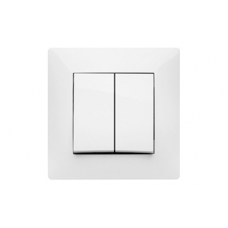Doble interruptor 10a famatel habitat15 blanco