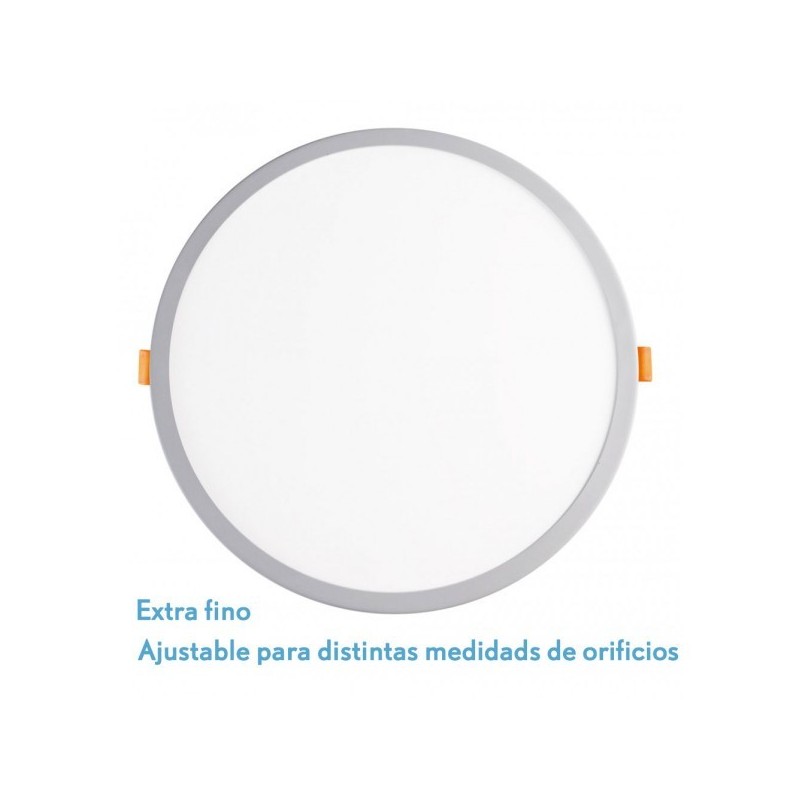 Downlight 20w 5500k Blanco Lejania 1x23x23 Cm 1900lm Empotrar Corte Ajustable 5-21d