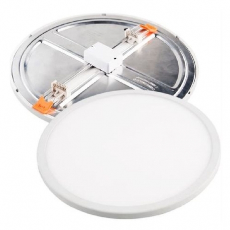 Downlight led matel 6w ajustable redondo blanco luz fria 6400k 600lm ø100 mm