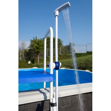 Ducha piscina gre dpe10 con fijacion a escalera