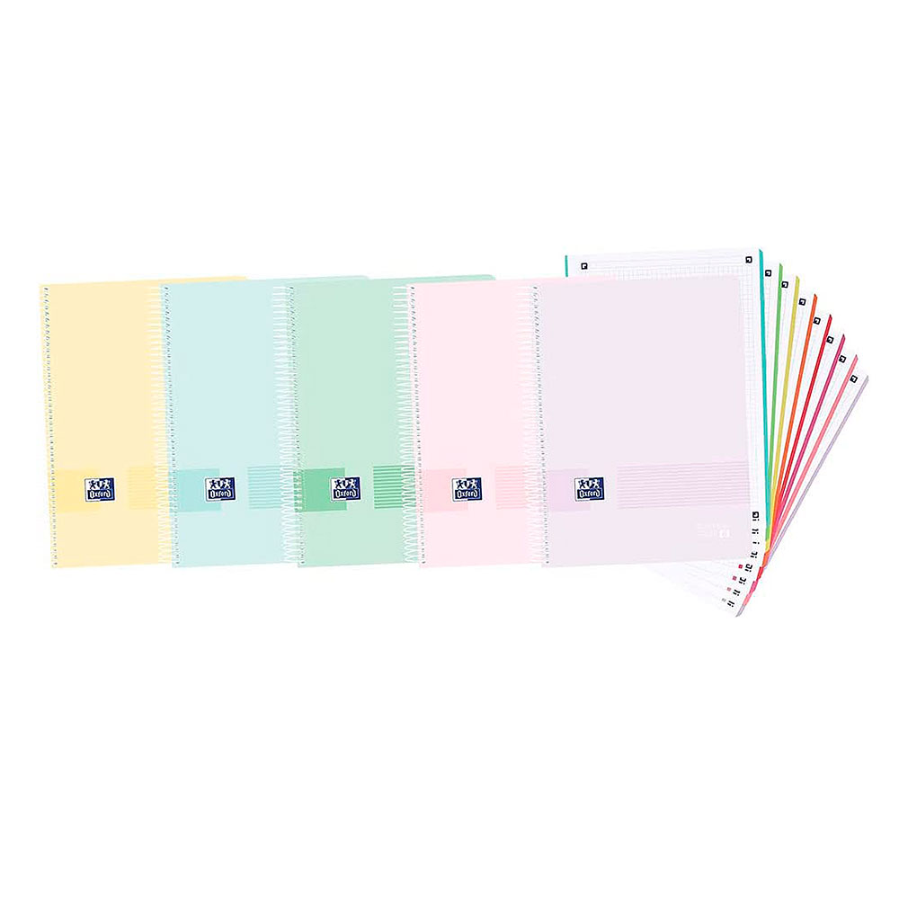 Europeanbook 8 Live&Go A4+ 160h 5x5 Colores Pastel