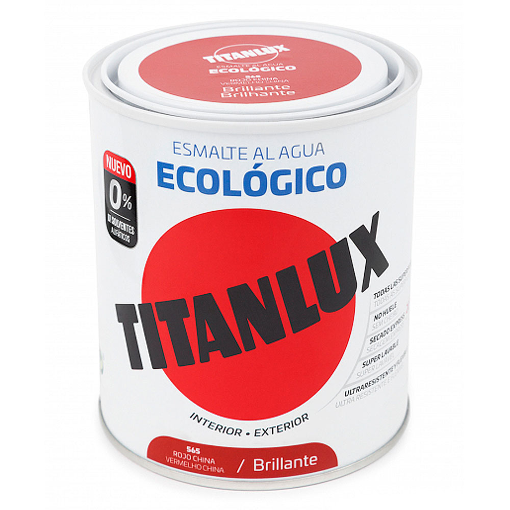 Titanlux Esm. Eco Brillo Rojo China 250ml.