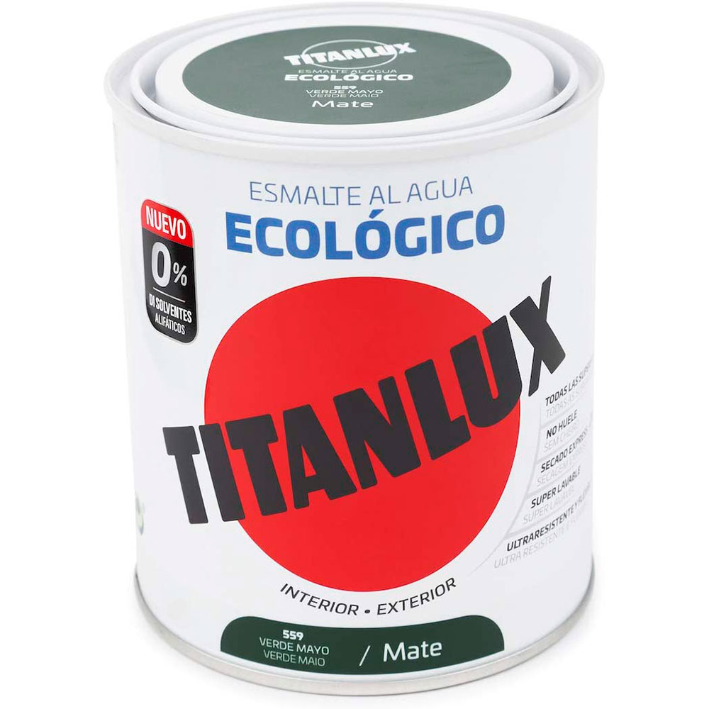 Titanlux Esm. Eco Mate Verde Mayo 250ml.