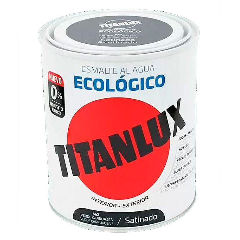 Titanlux Esm. Eco Satinado Verde Carruajes 250ml.