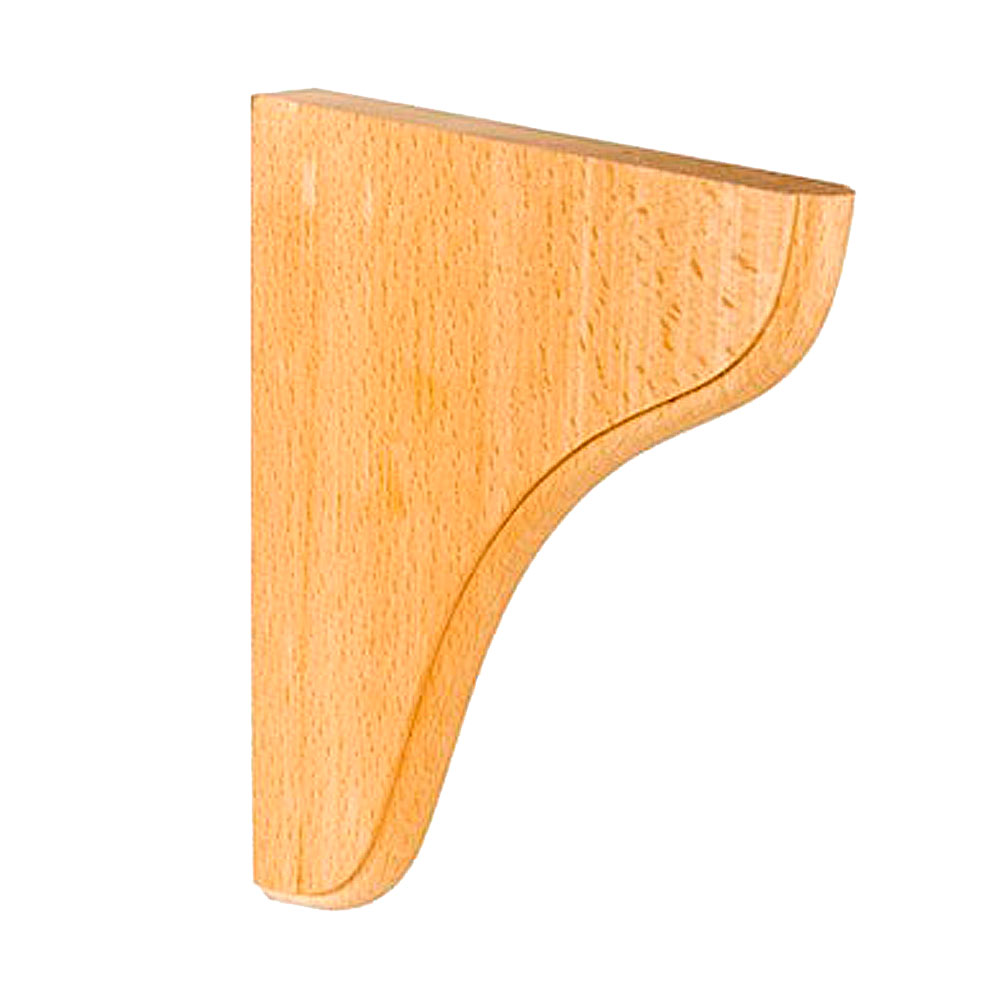 Escuadra Ondulada Madera 19 5 cm Haya