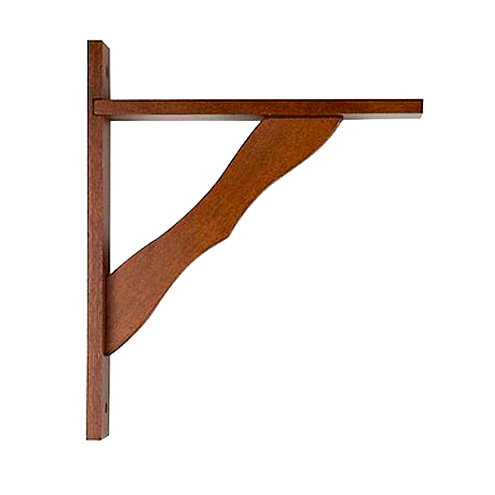 Escuadra Madera Rustic Nogal 28x32 Max 160kg.