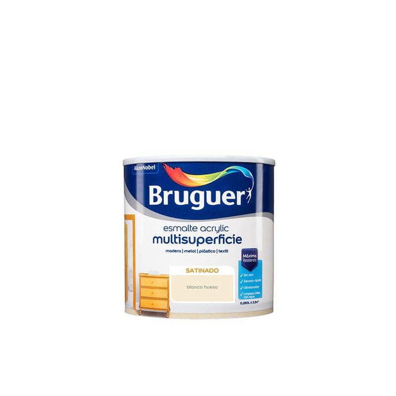 Esm Acryl Mult Brug Sat Blanco Hueso 250 366Q430 Bruguer