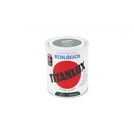 Esmalte al agua titan brillante 250 ml verde mayo