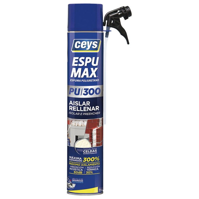 Espuma Poliuretano 750 Ml Spray 4572B55 Ceys