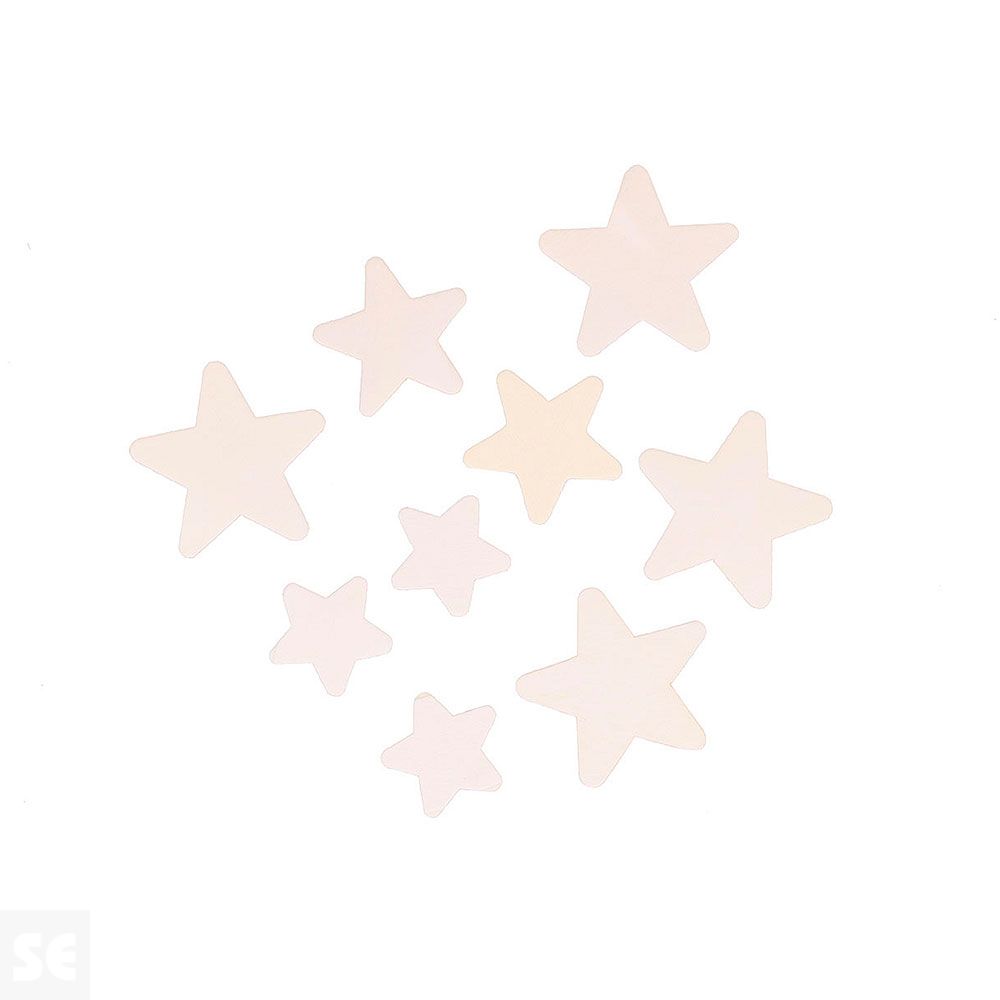 Estrellas de Madera Natural Surtidas 70u.99585