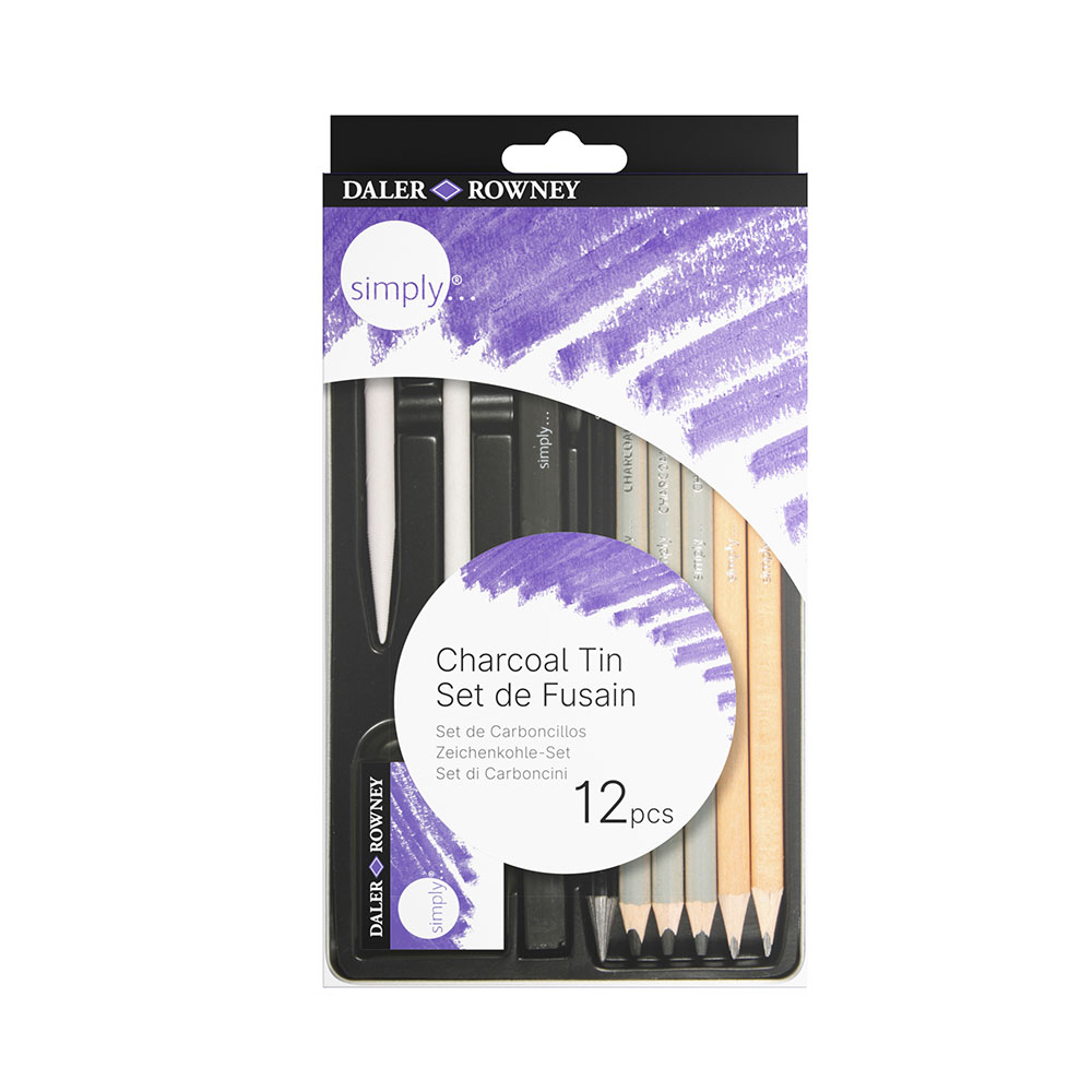 Simply Carboncillo Estuche Metal 13 uds. D649100130