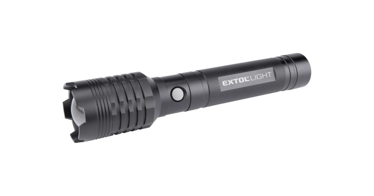 EXTOL Svítilna 4000lm COB, zoom, USB nabíjení s powerbankou, 60 W COB LED 43136