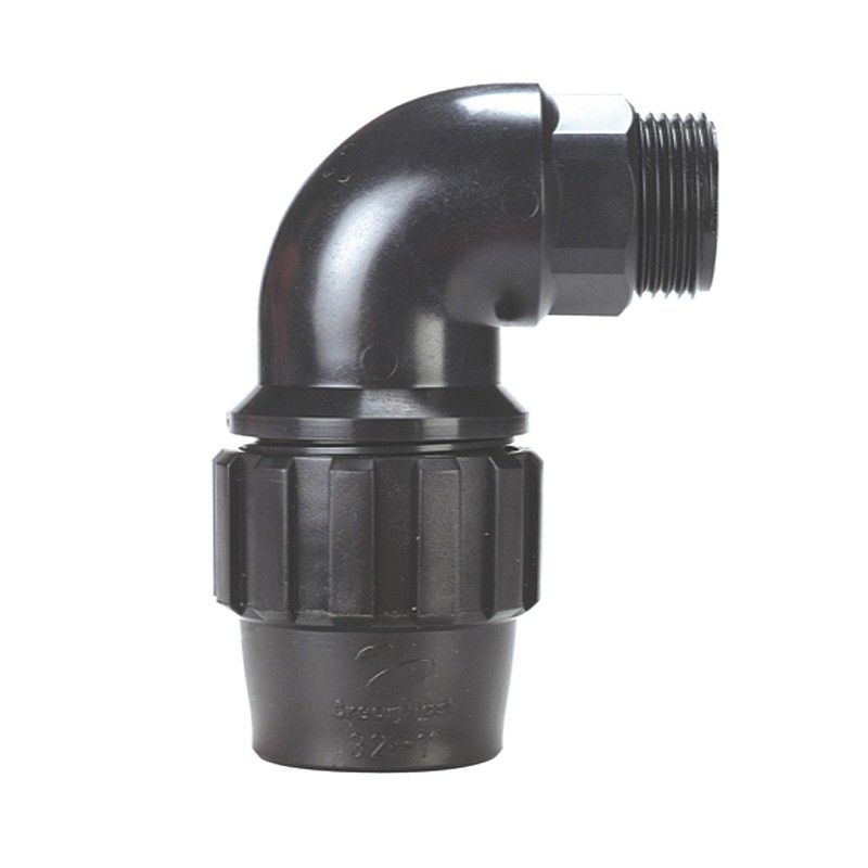 Fitting Pe. Codo Rosca Macho 90º 32-1" 896F5032 Crearplast
