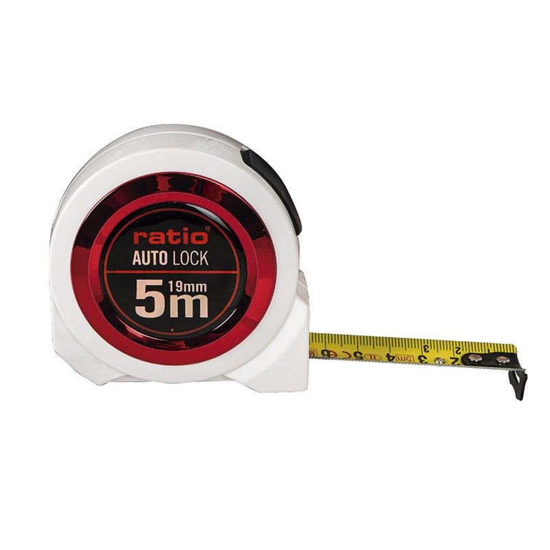 Flexometro Cinta 19/5 Mt.Auto Lock Ratio 4719H5 Ratio