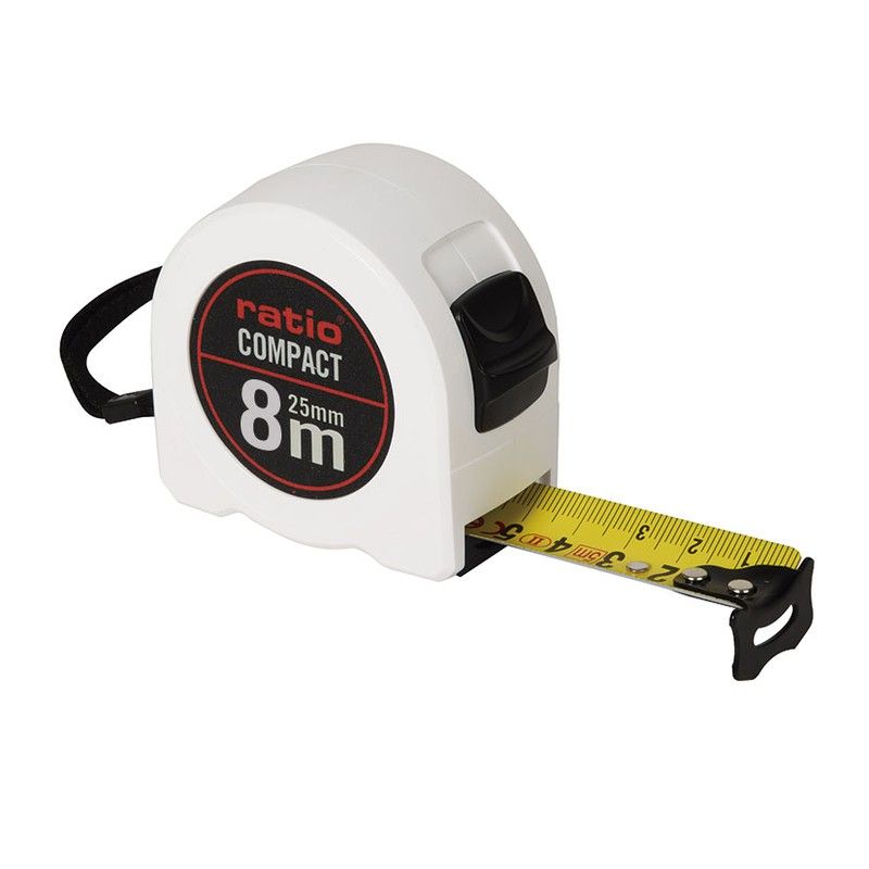 Flexometro Cinta 25/8Mts.Compact Ratio 4425H8 Ratio