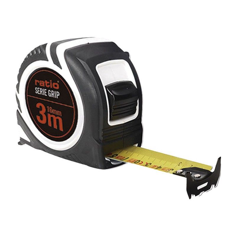 Flexometro Cinta 16/3 M. Grip Ratio 5016H3 Ratio