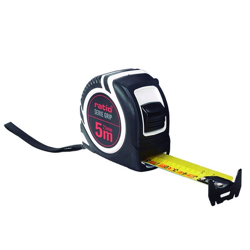 Flexometro Cinta 25/5 M. Grip Ratio 5025H5 Ratio