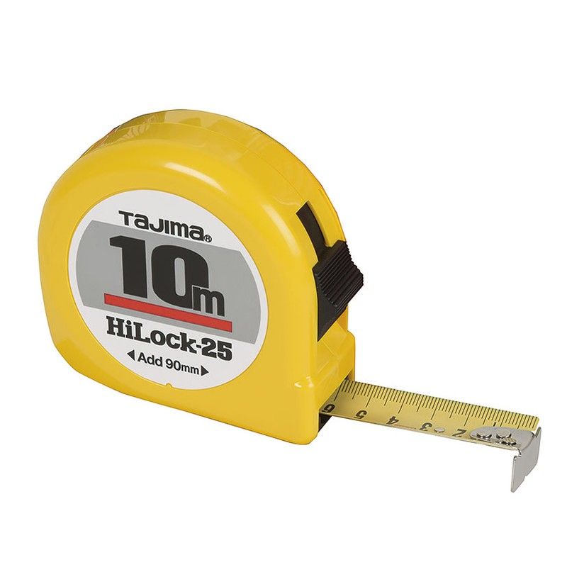 Flexometro Hi-Lock 25 10 Mts. 7103S10 Tajima