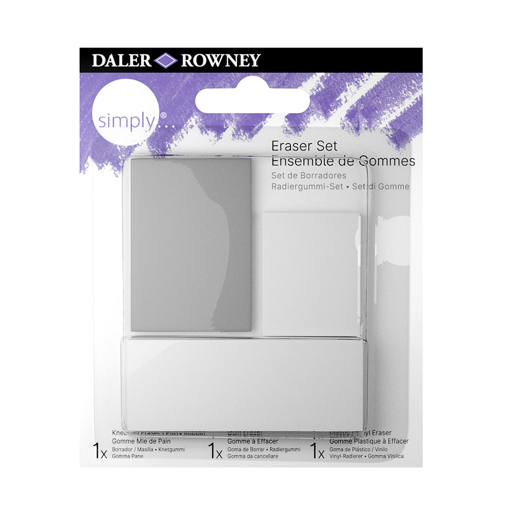 Set Gomas de Borrar - Miga Pan, Lápiz y Plástico