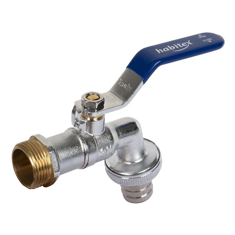 Grifo Curvo Esf.Racor Mang.1/2X3/4" Habi 850F1 Habitex