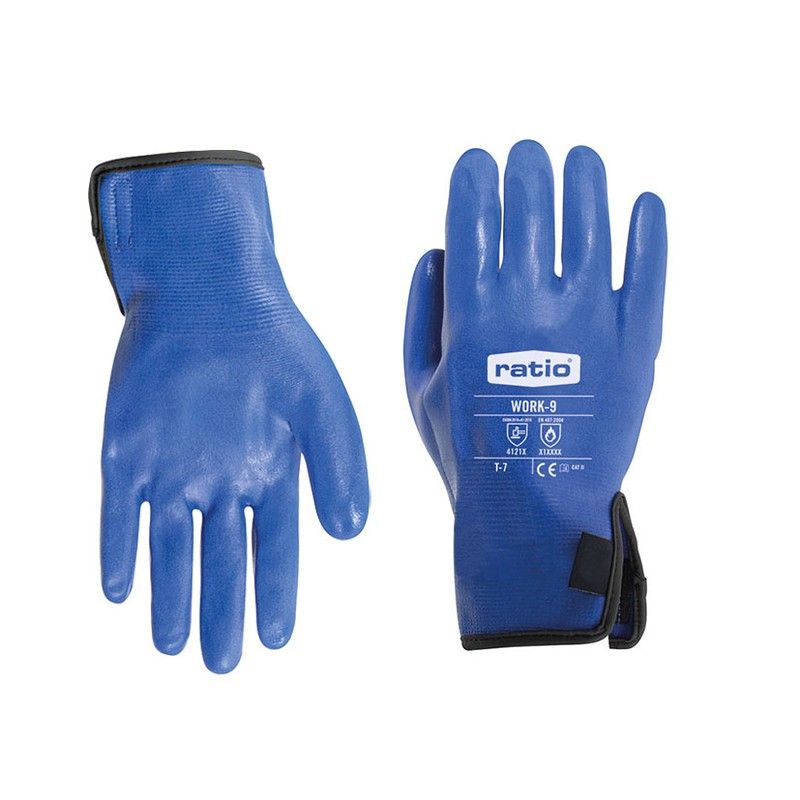 Guantes Proteccion Work9 T.8 Azul 1845A530 Ratio